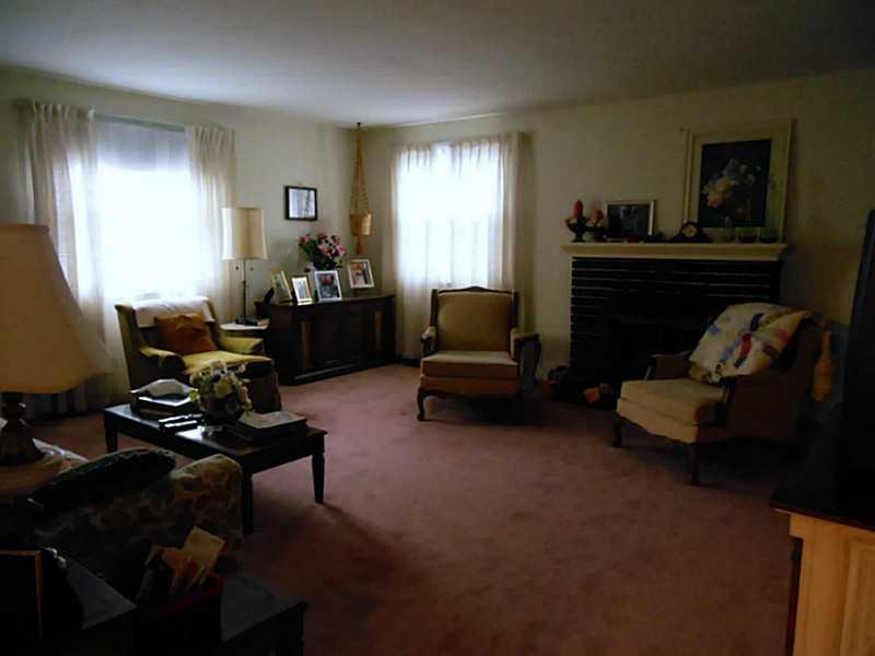 475 Whitestown Road Butler, PA 16001 - Photo 5 of 21 Living Room. Brick wood burning fireplace
