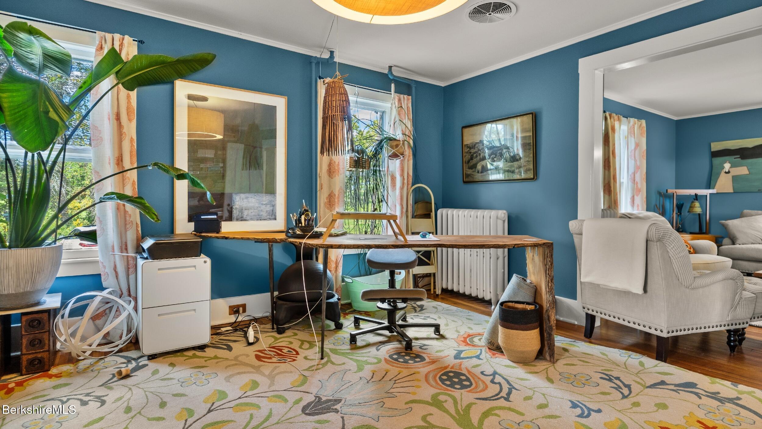 115 Baldwin Hill Road South Egremont, MA 01230 - Photo 22 of 36 a view of a dining room with furniture window and wooden floor