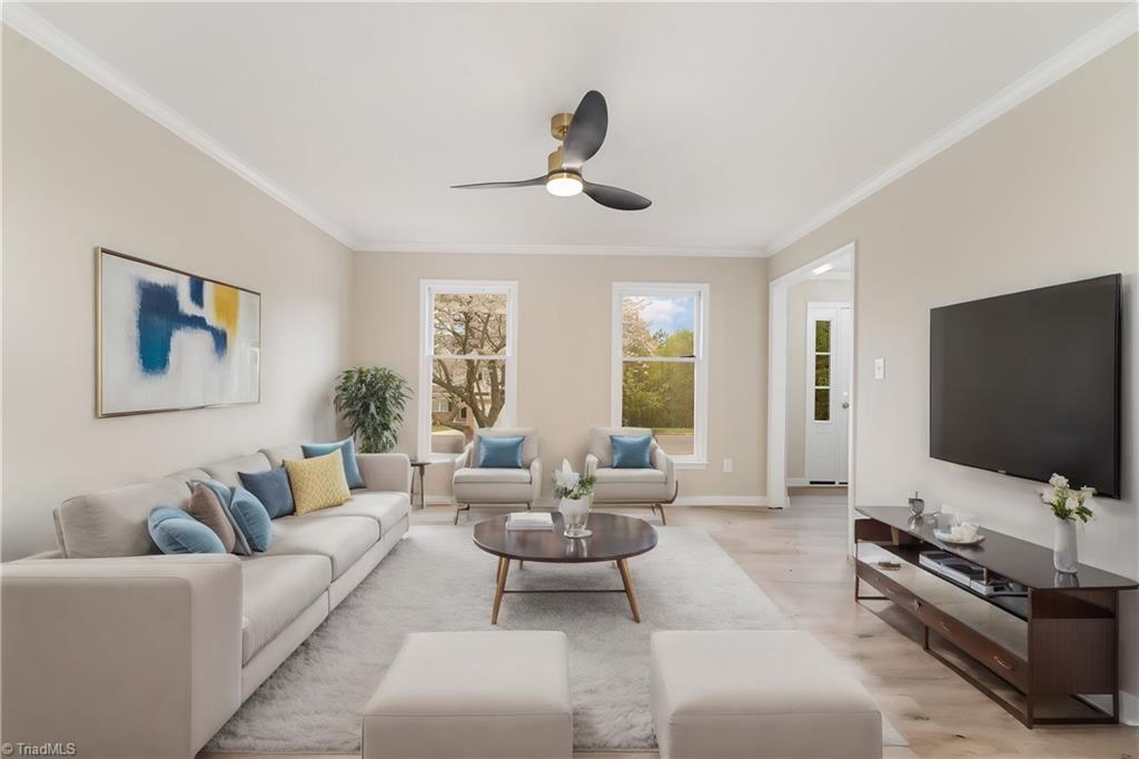 2804 Kings Mill Road Greensboro, NC 27407 - Photo 20 of 50 Living room virtually staged