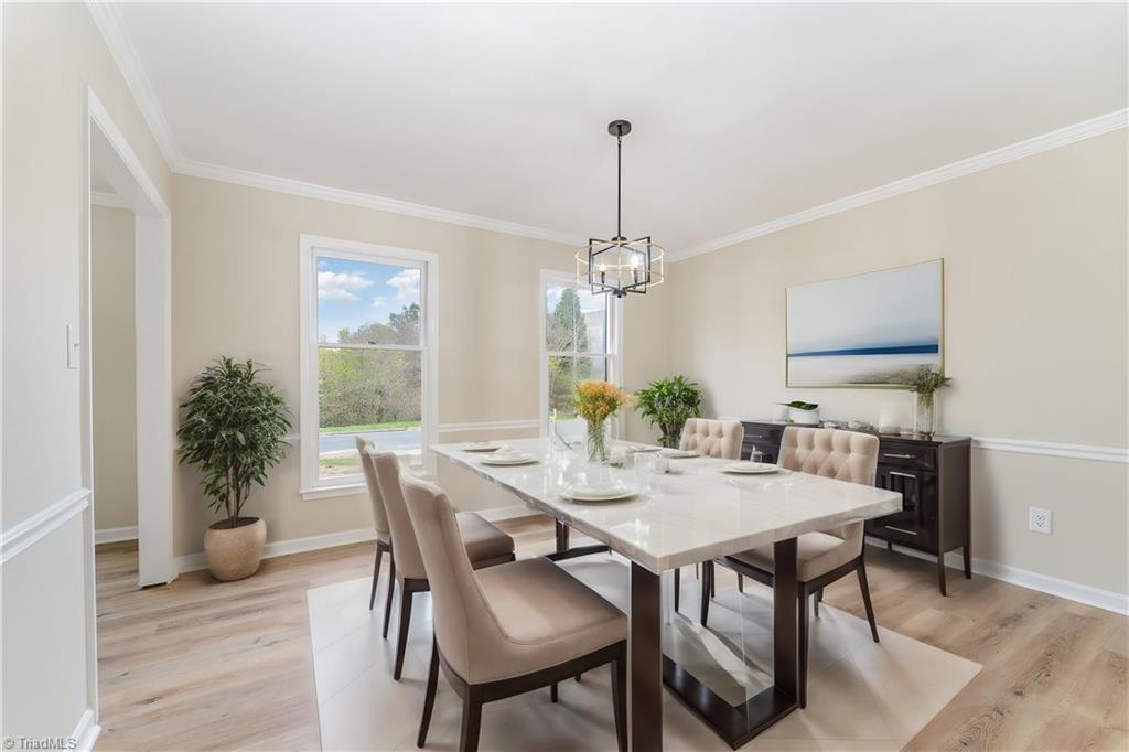 2804 Kings Mill Road Greensboro, NC 27407 - Photo 23 of 50 Formal dining virtually staged