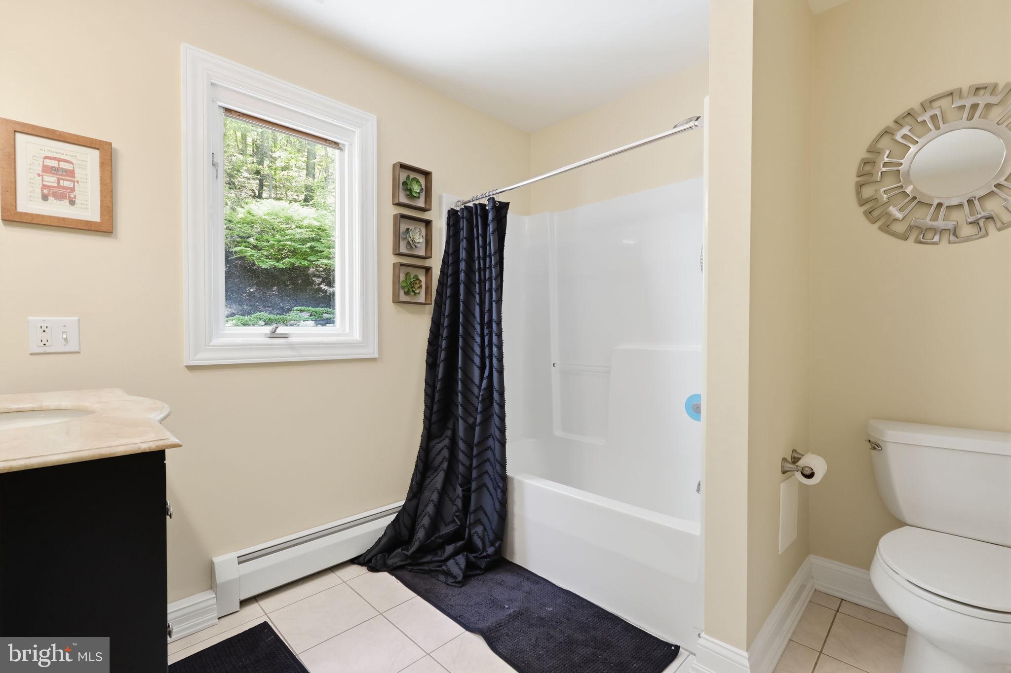 4757 Upper Mountain Road New Hope, PA 18938 - Photo 32 of 70 a bathroom with a toilet a sink and a bathtub