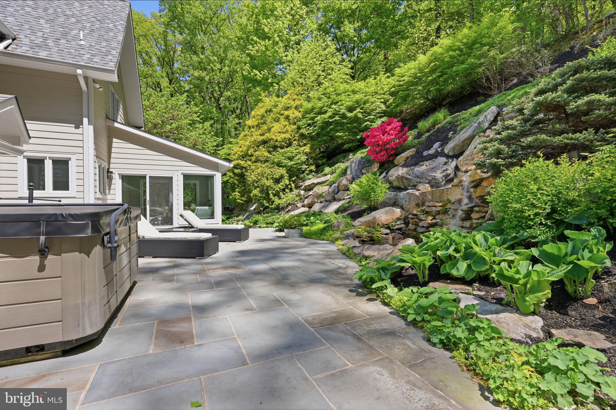 4757 Upper Mountain Road New Hope, PA 18938 - Photo 49 of 70 Patio and Backyard view