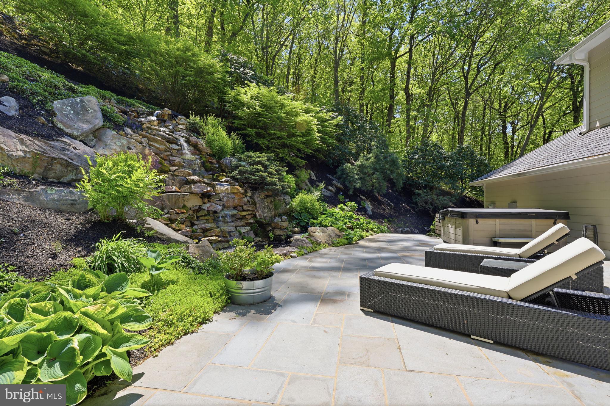 4757 Upper Mountain Road New Hope, PA 18938 - Photo 50 of 70 Patio and Backyard view