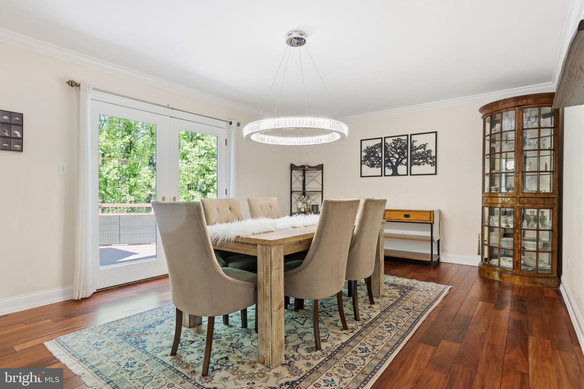 4757 Upper Mountain Road New Hope, PA 18938 - Photo 7 of 70 a view of a dining room with furniture window and wooden floor
