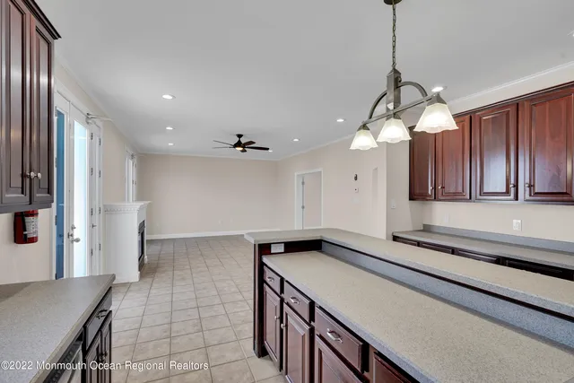 a view of small space with racks on the wall