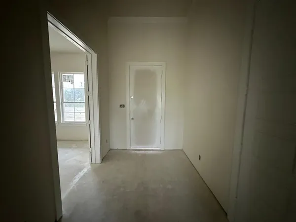 a view of hallway with window