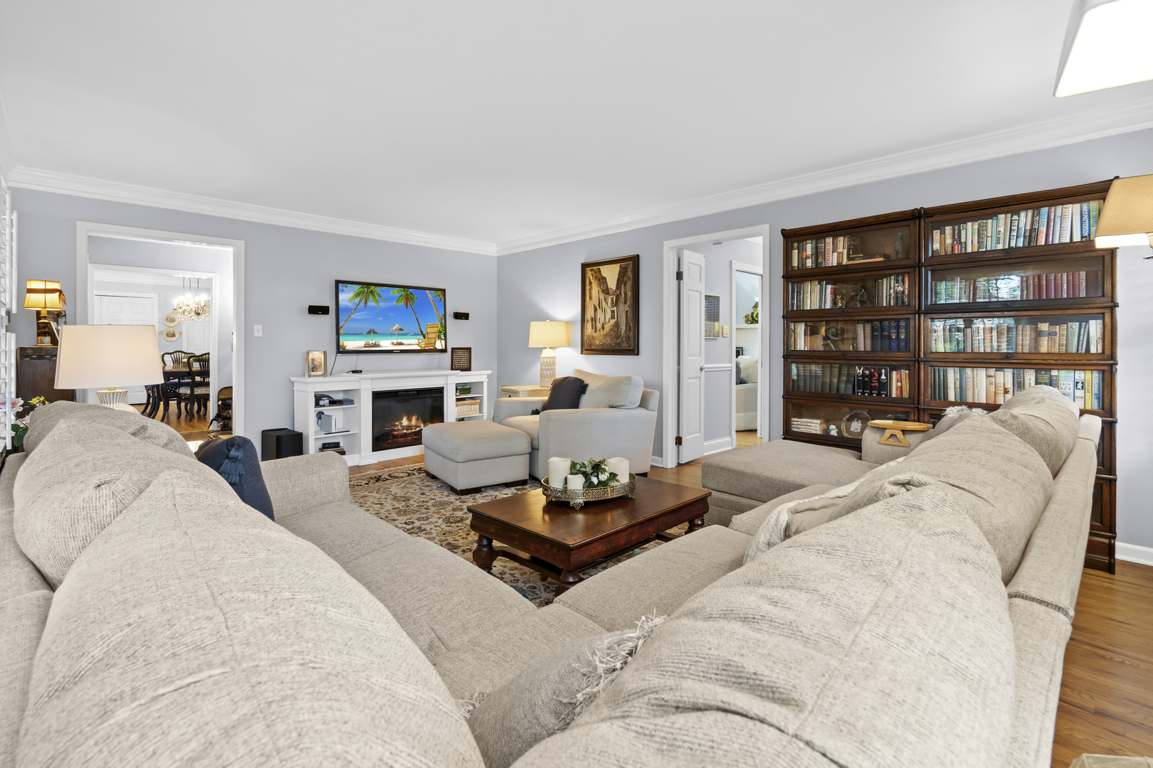 1713 East Thomas Road Wheaton, IL 60187 - Photo 11 of 55 a living room with furniture a rug and a large window