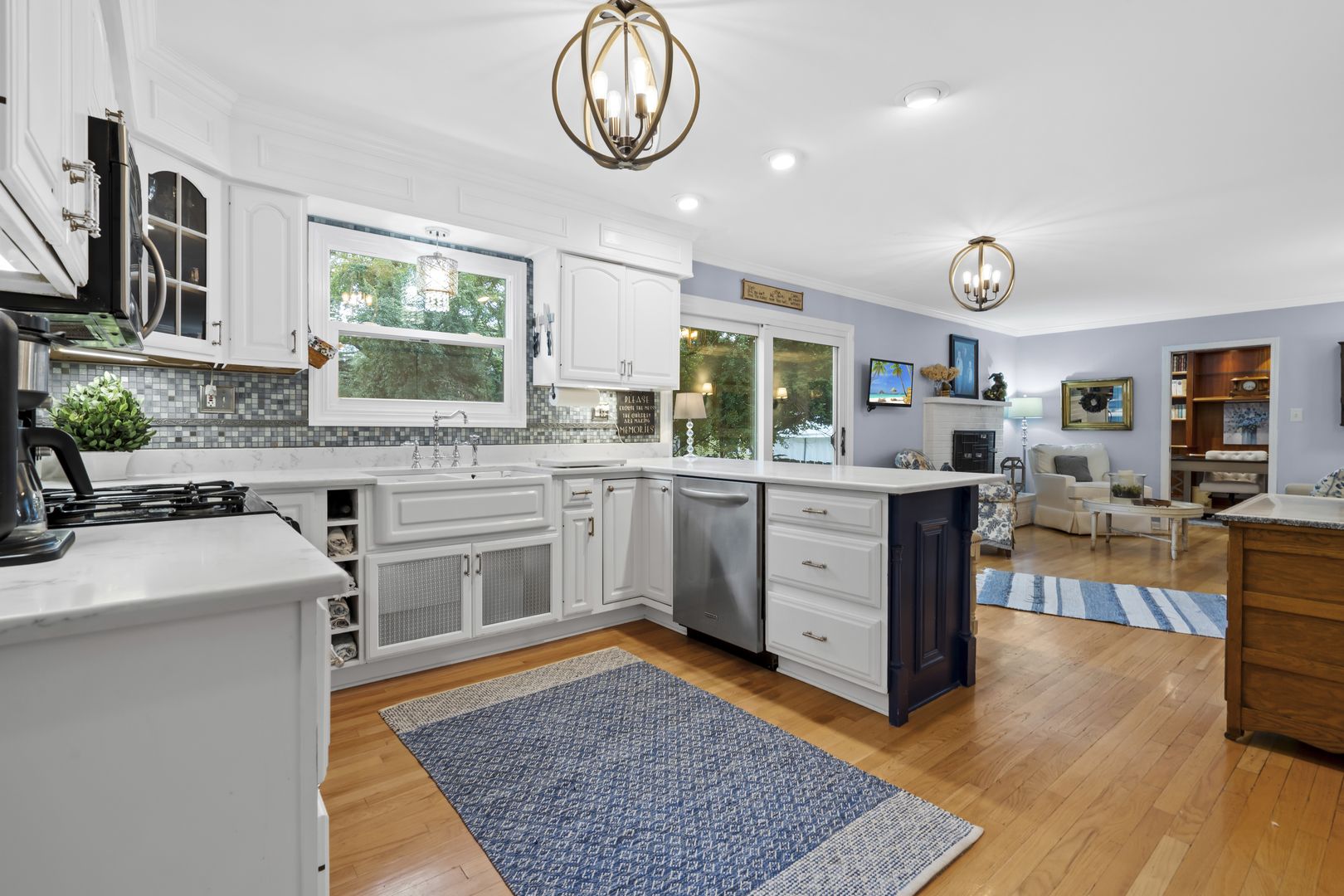 1713 East Thomas Road Wheaton, IL 60187 - Photo 15 of 55 a kitchen with stainless steel appliances granite countertop a sink dishwasher stove and oven