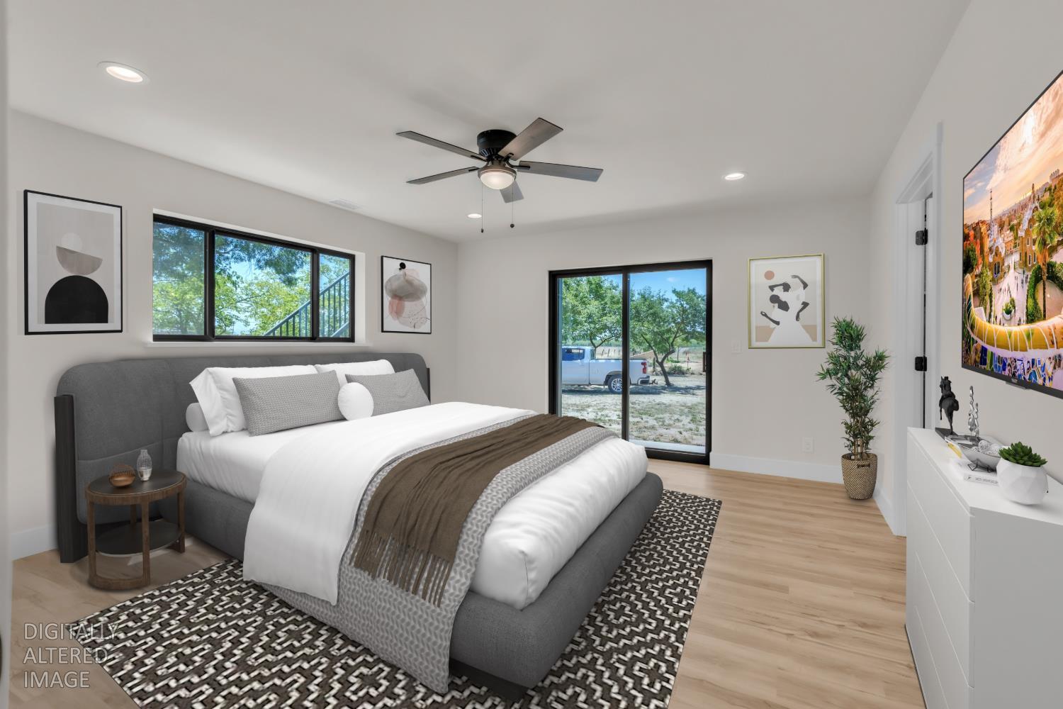 3559 Howsley Road Pleasant Grove, CA 95668 - Photo 27 of 61 a spacious bedroom with a large bed and a window