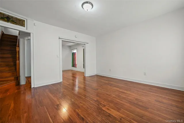 wooden floor in an empty room