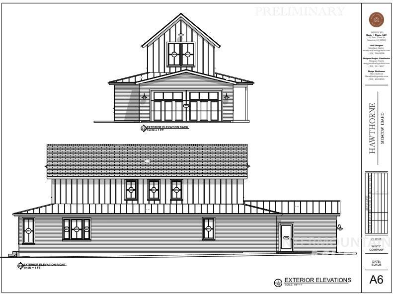 Tbd Tbd Cottage Lane Moscow, ID 83843 - Photo 6 of 14 Exterior Elevations. Presenting architectural drawings of the property's external aspects