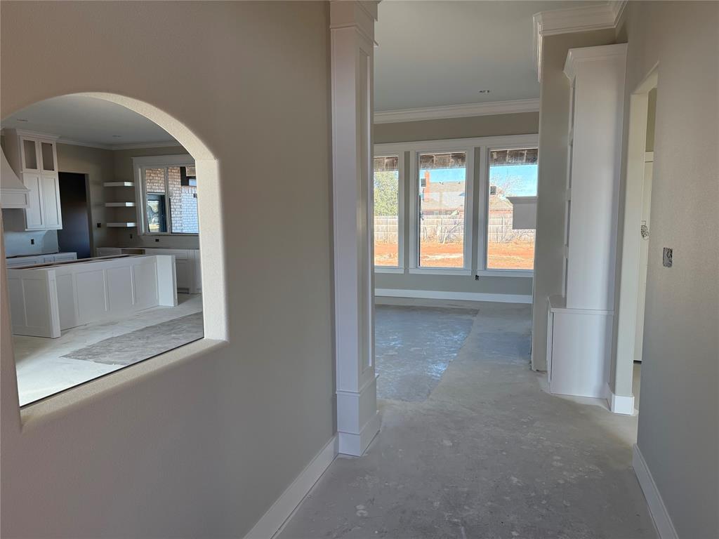 232 Wild Rye Road Abilene, TX 79606 - Photo 2 of 10 a view of hallway with livingroom