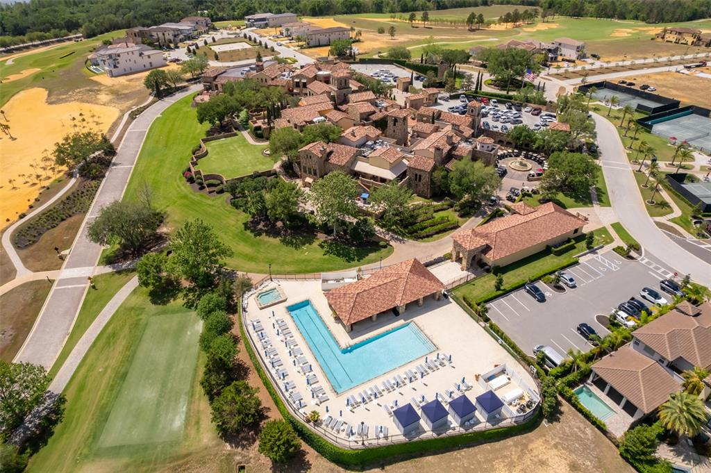 16033 Volterra Point Bella Collina, FL 34756 - Photo 43 of 54 an aerial view of residential houses with outdoor space
