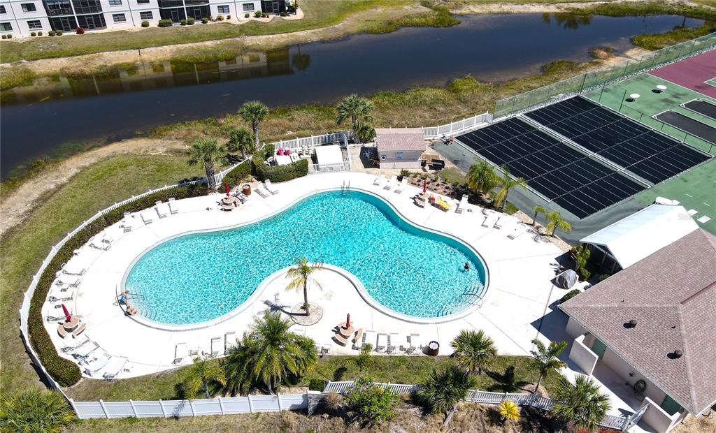 175 Kings Highway, Unit 736 Punta Gorda, FL 33983 - Photo 28 of 29 an aerial view of a swimming pool