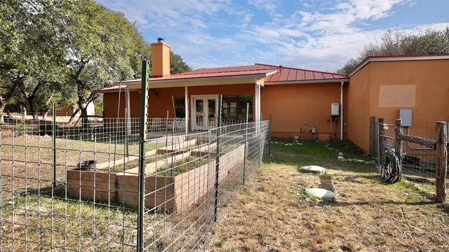 a outdoor space with patio furniture