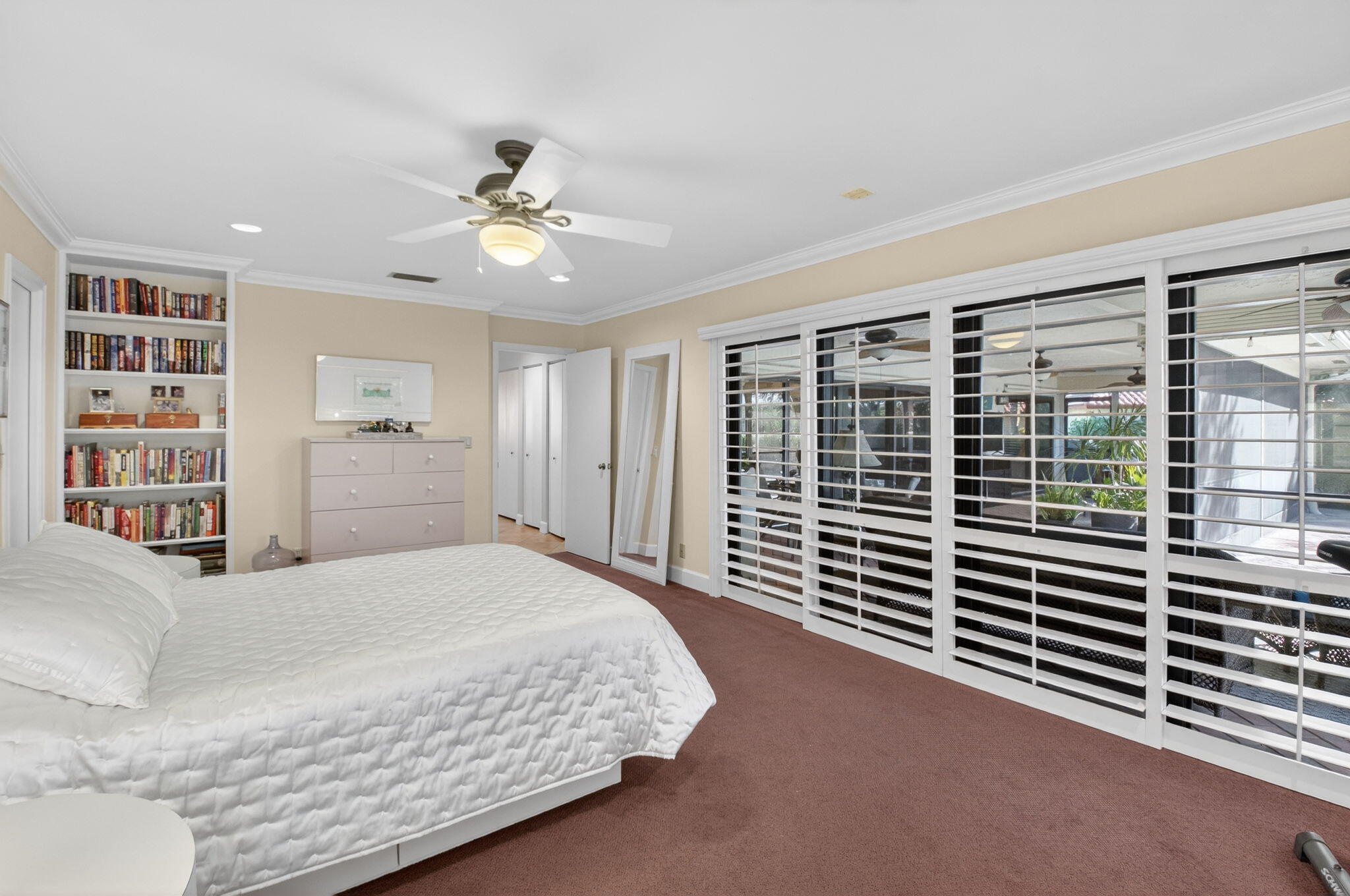 5470 Northwest 3rd Terrace Boca Raton, FL 33487 - Photo 28 of 72 PRIMARY BEDROOM W/PLANTATION SHUTTERS