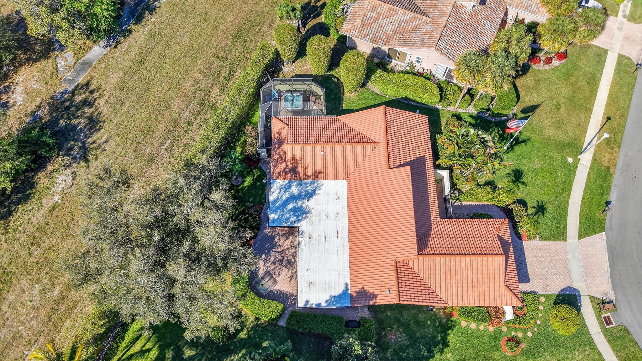 5470 Northwest 3rd Terrace Boca Raton, FL 33487 - Photo 67 of 72 an aerial view of a house with a yard