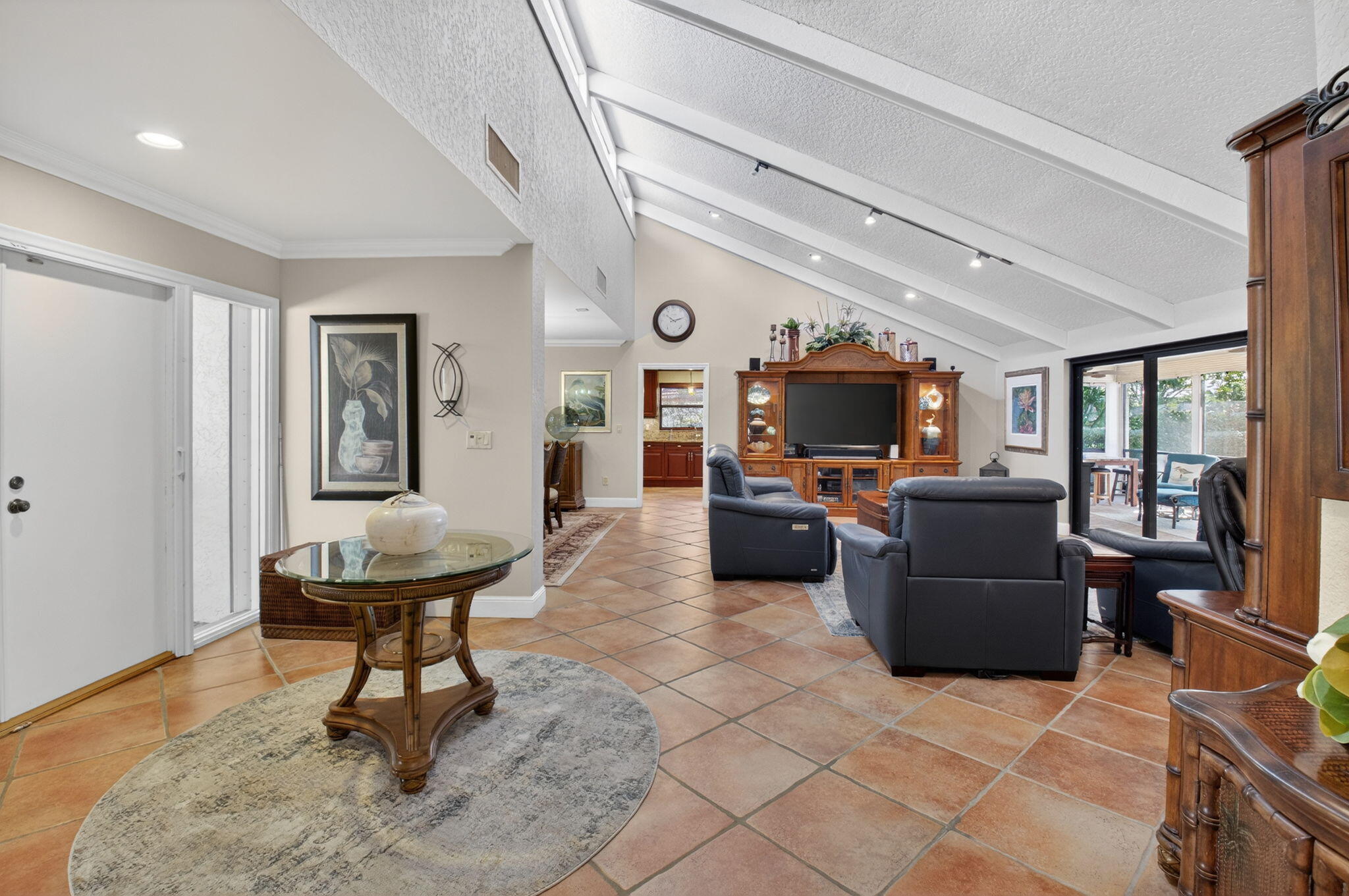 5470 Northwest 3rd Terrace Boca Raton, FL 33487 - Photo 7 of 72 a living room with furniture and a flat screen tv
