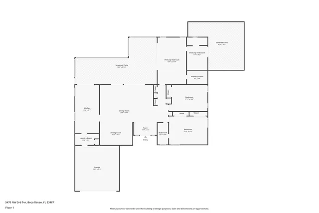 $1,325,000 | 5470 Northwest 3rd Terrace, Boca Raton, FL 33487