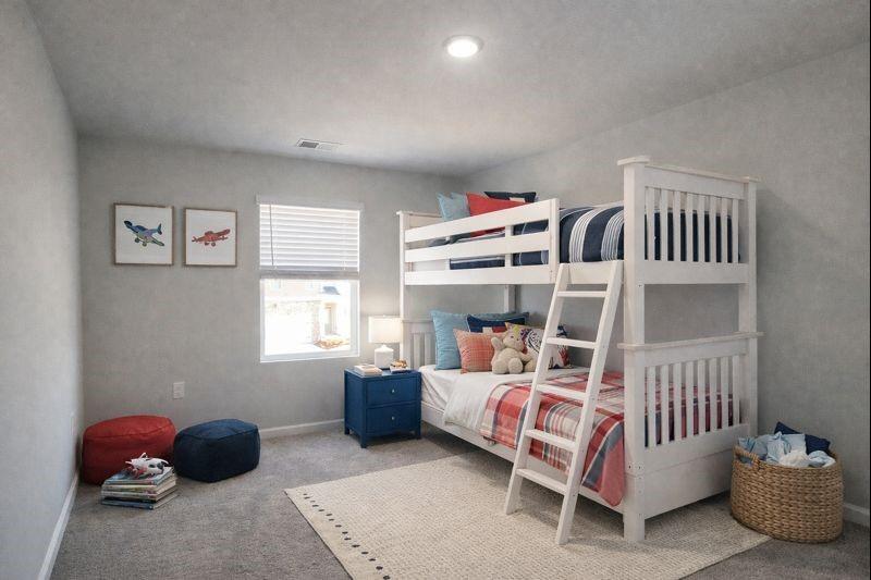 6343 Towhee Way Morrow, GA 30260 - Photo 7 of 36 a bedroom with furniture and a window