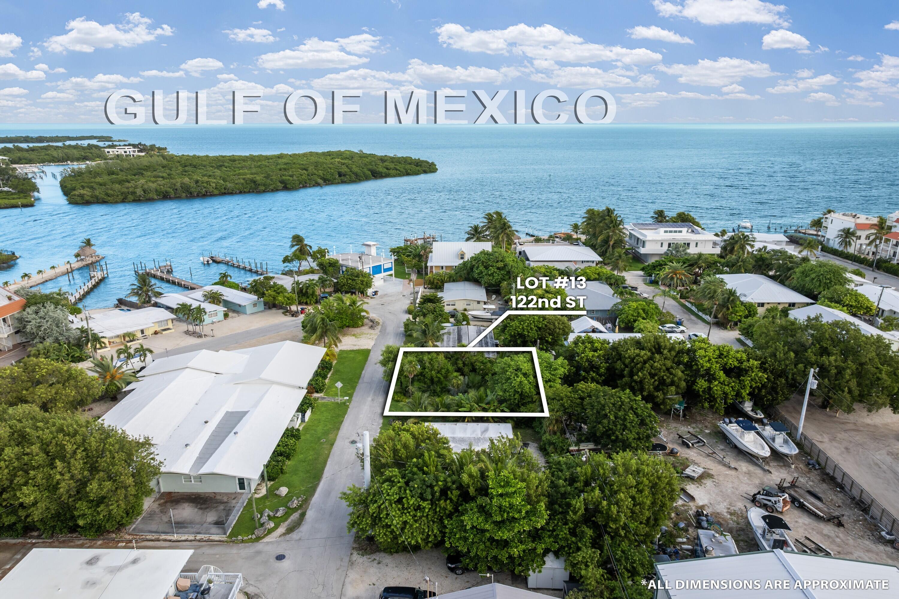 122nd Street Marathon, FL 33050 - Photo 16 of 16 an aerial view of a house with a garden