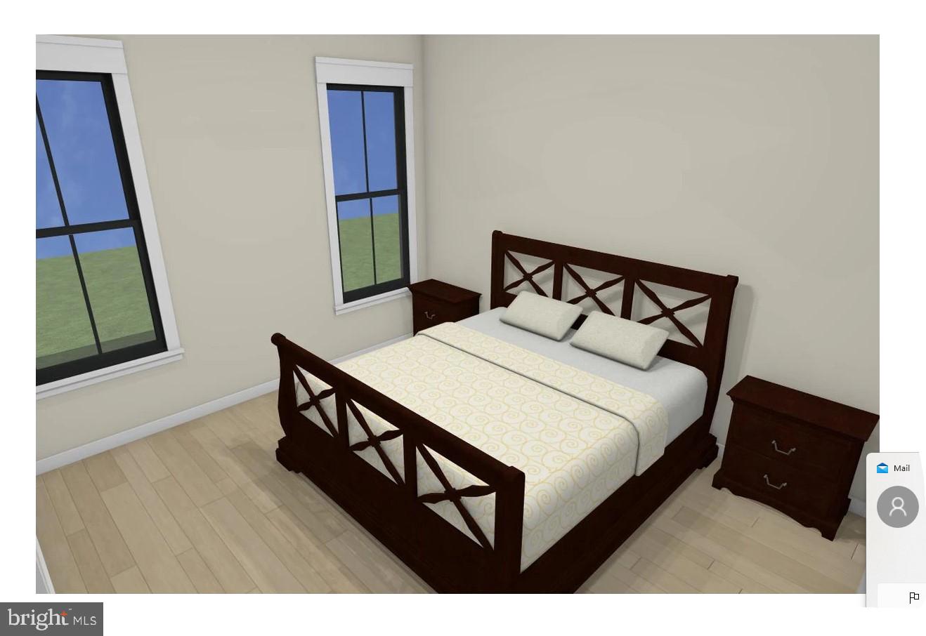 65 Walnut Ridge Grantsville, MD 21536 - Photo 5 of 9 a bed sitting in a bedroom next to a window