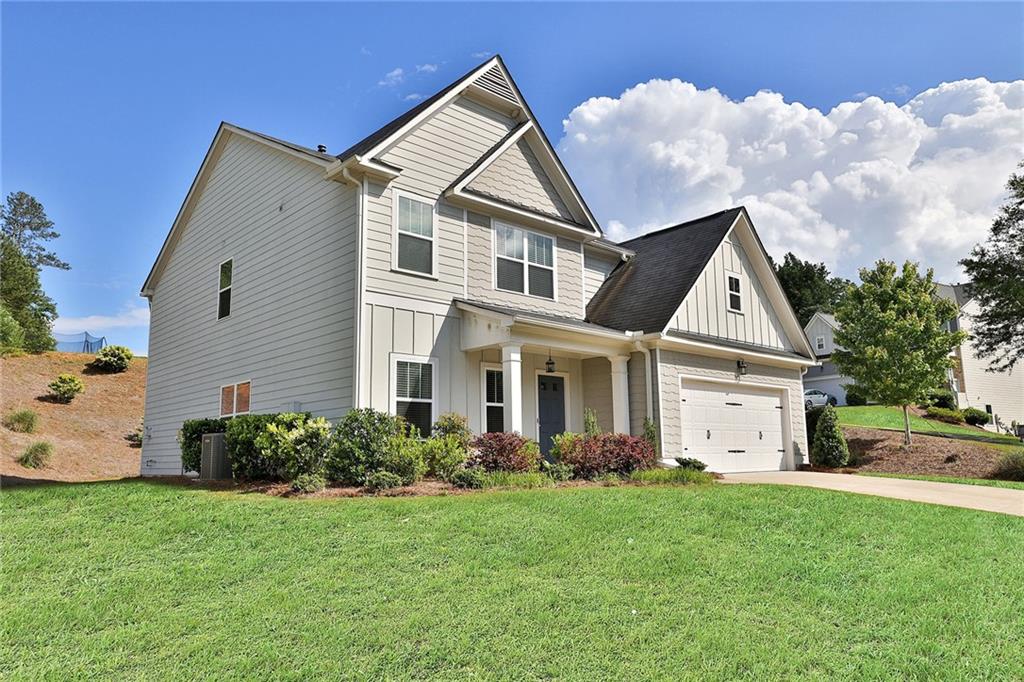 front view of house with a yard