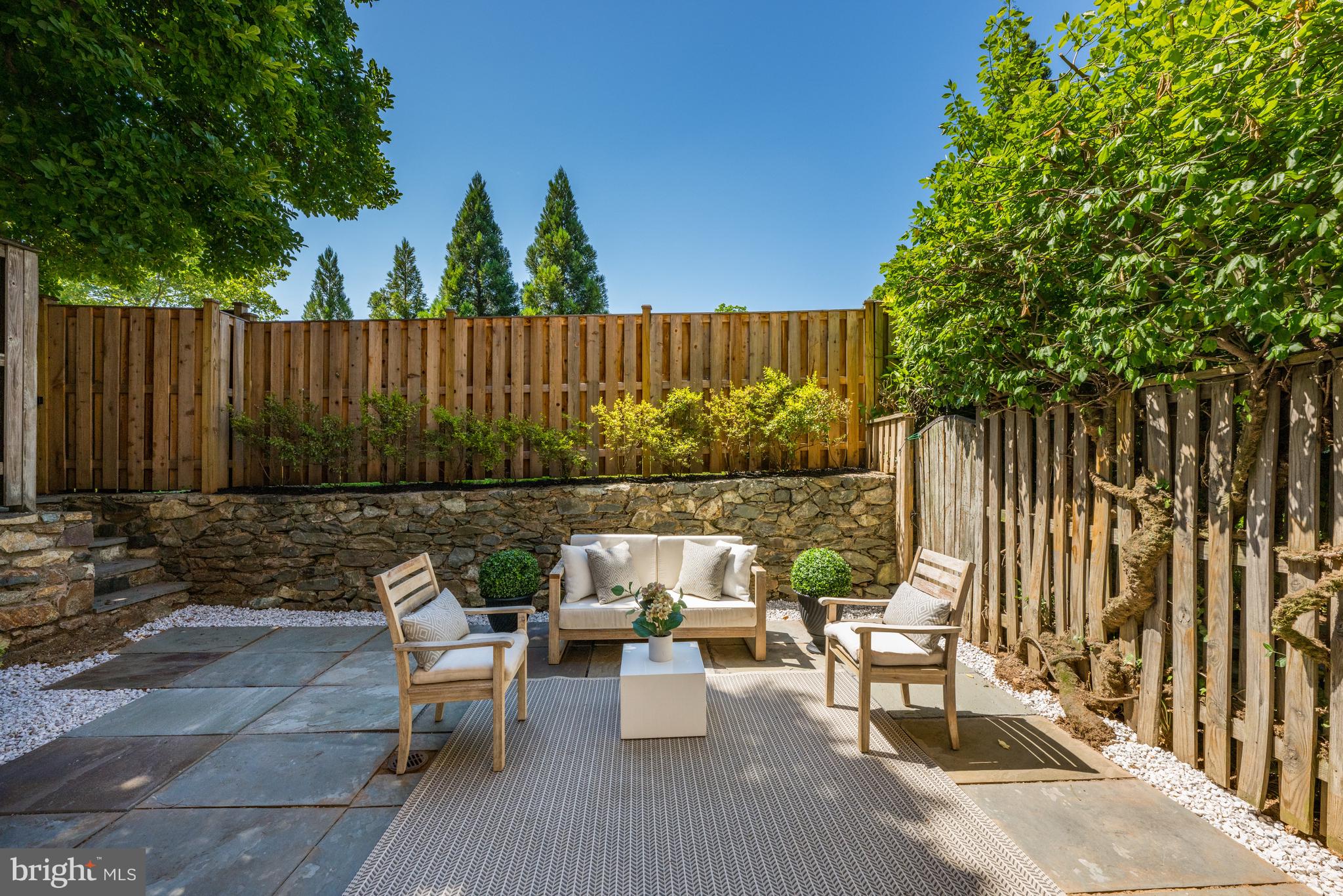 3604 Winfield Lane Northwest Washington, DC 20007 - Photo 33 of 35 a view of a chairs and table in the patio