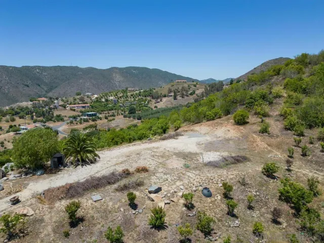 a view of a mountain in the distance