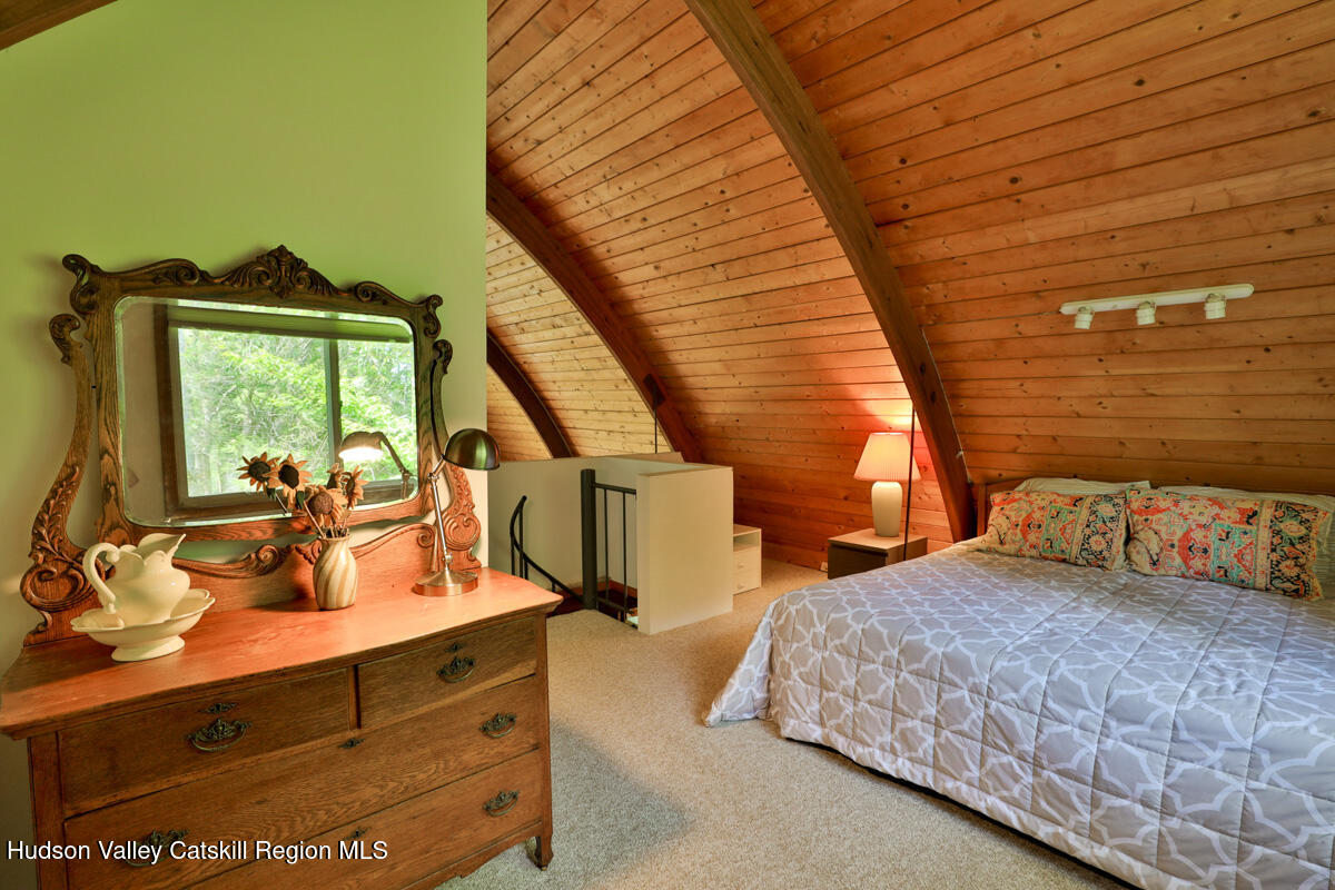 3 Quarry Road Shandaken, NY 12480 - Photo 26 of 29 a bedroom with furniture and a large window