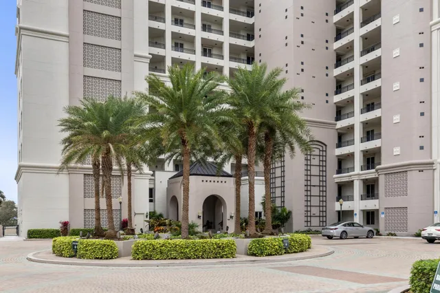 a front view of a building