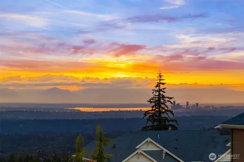 a view of a ocean and beach