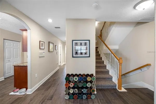 a front view of a building