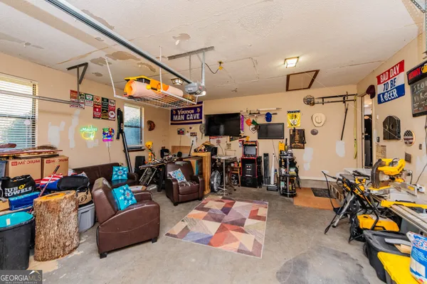 a storage room with lots of stuff