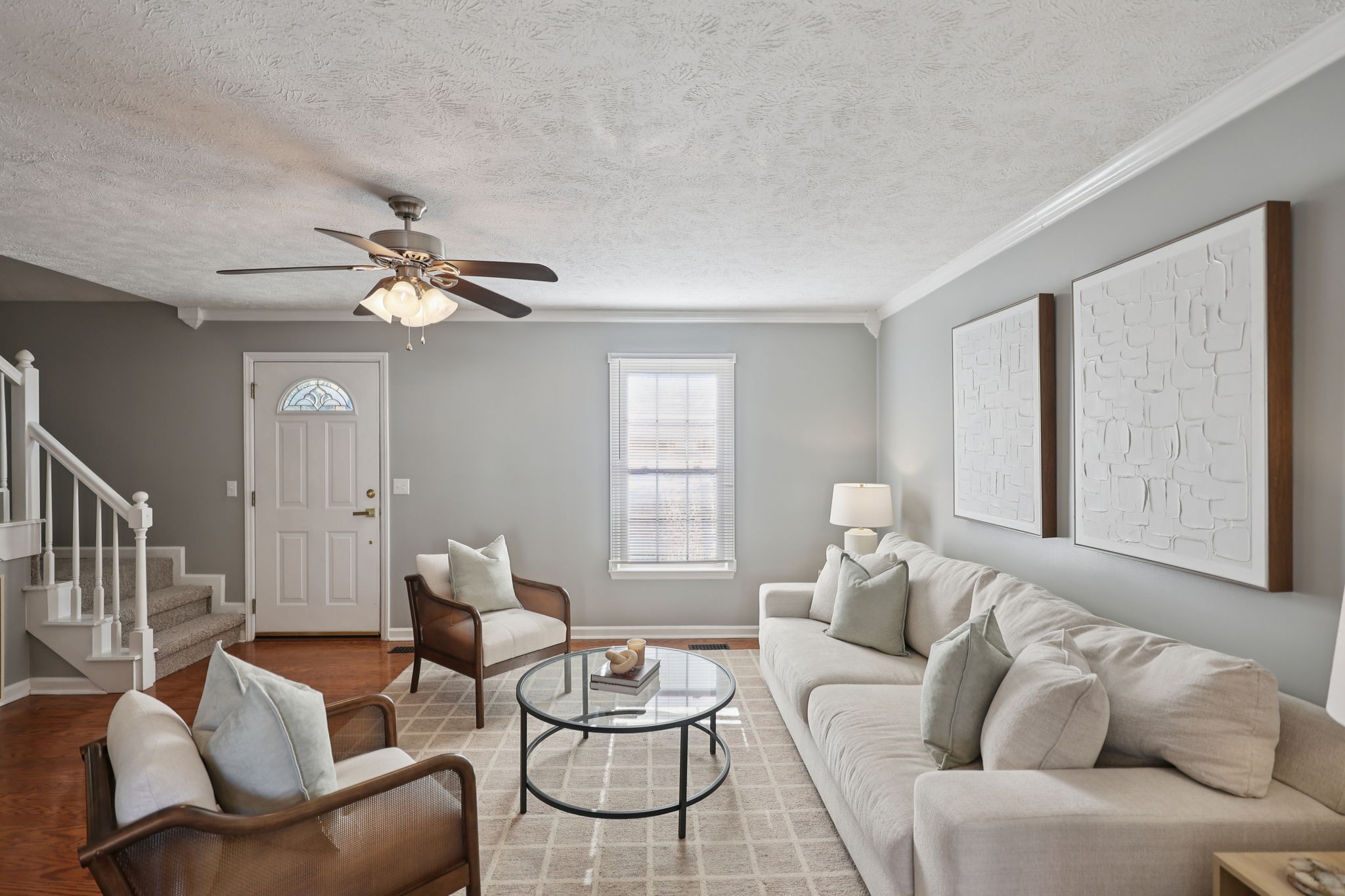 403 Acorn Court Smyrna, TN 37167 - Photo 7 of 34 a living room with furniture a chandelier and a window