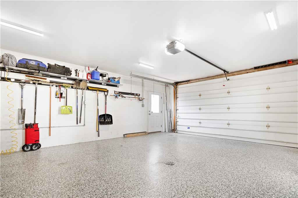 364 Ridge Avenue Canonsburg, PA 15317 - Photo 19 of 25 The garage, any car guru will love this area. Updated epoxy floor!! Shelving and storage does not stay!!