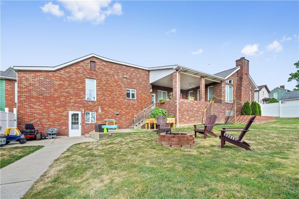 364 Ridge Avenue Canonsburg, PA 15317 - Photo 23 of 25 A view of the beautiful back yard with the fire pit and cement patio