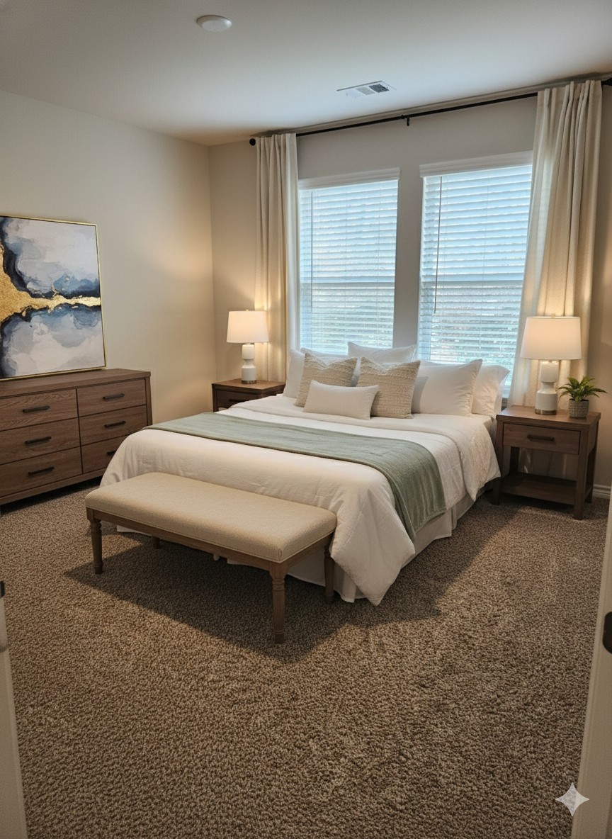 610 Legrand Street Brenham, TX 77833 - Photo 12 of 14 a bedroom with bed and window