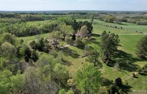2842 Rash Maddux Road Blackstone, VA 23824 - Photo 17 of 29 an aerial view of mountains with green space and fog