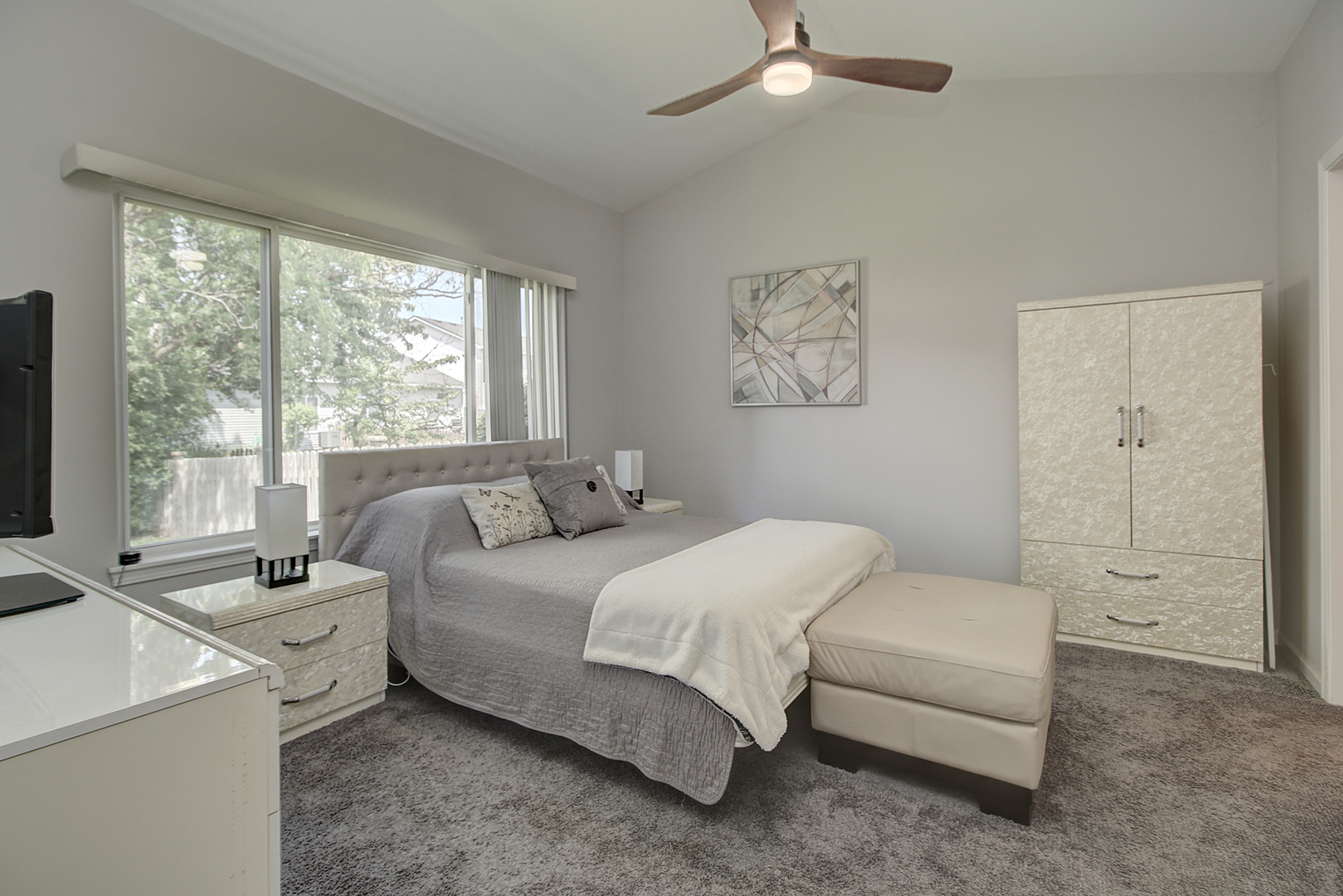 378 Reston Circle Romeoville, IL 60446 - Photo 8 of 17 a bedroom with a bed and a couch