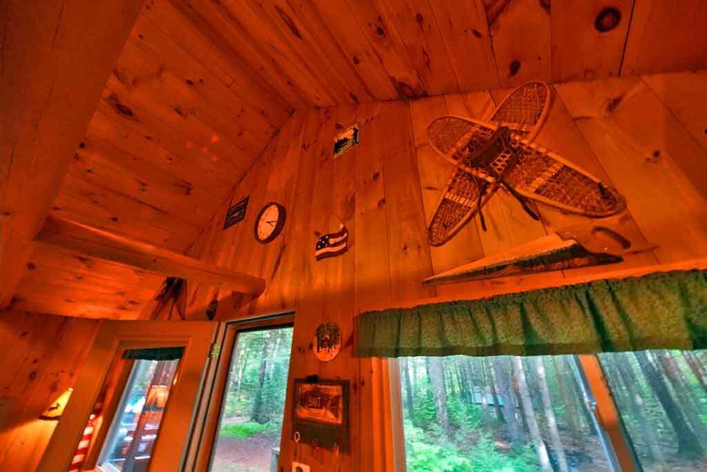 643 Sandy Beach Road Danforth, ME 04424 - Photo 15 of 48 knotty-pine-cathedral-camp