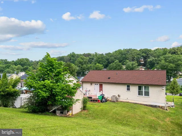 a view of a house with a garden
