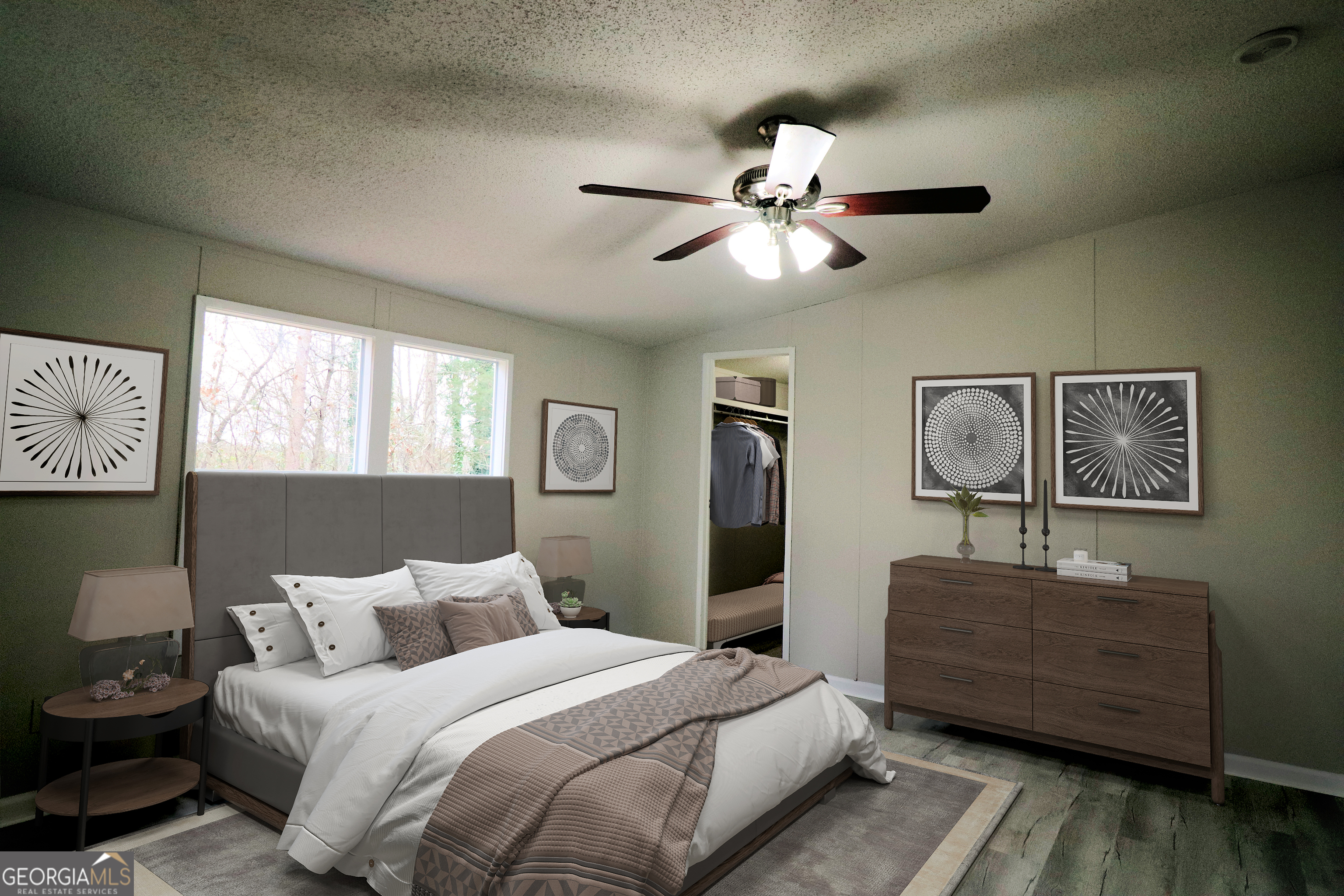 2200 Ridgeside Drive Villa Rica, GA 30180 - Photo 16 of 32 a bedroom with bed and wooden floor