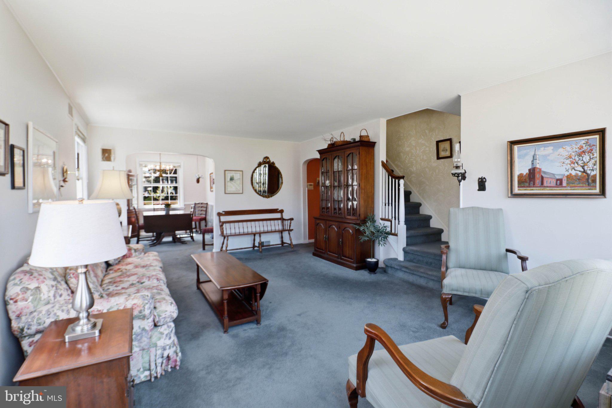 348 Valley View Road Springfield, PA 19064 - Photo 2 of 32 Spacious living area with classic charm.