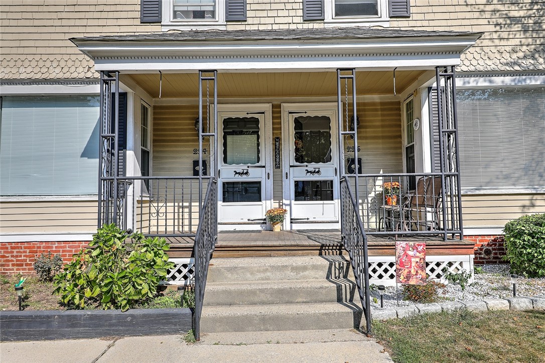 226 Providence Street Woonsocket, RI 02895 - Photo 2 of 50 Front doors of duplex