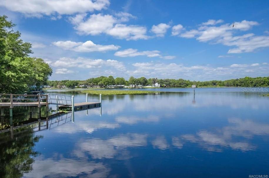 3341 South Jean Point Inverness, FL 34450 - Photo 32 of 39 a view of a lake with houses in the back