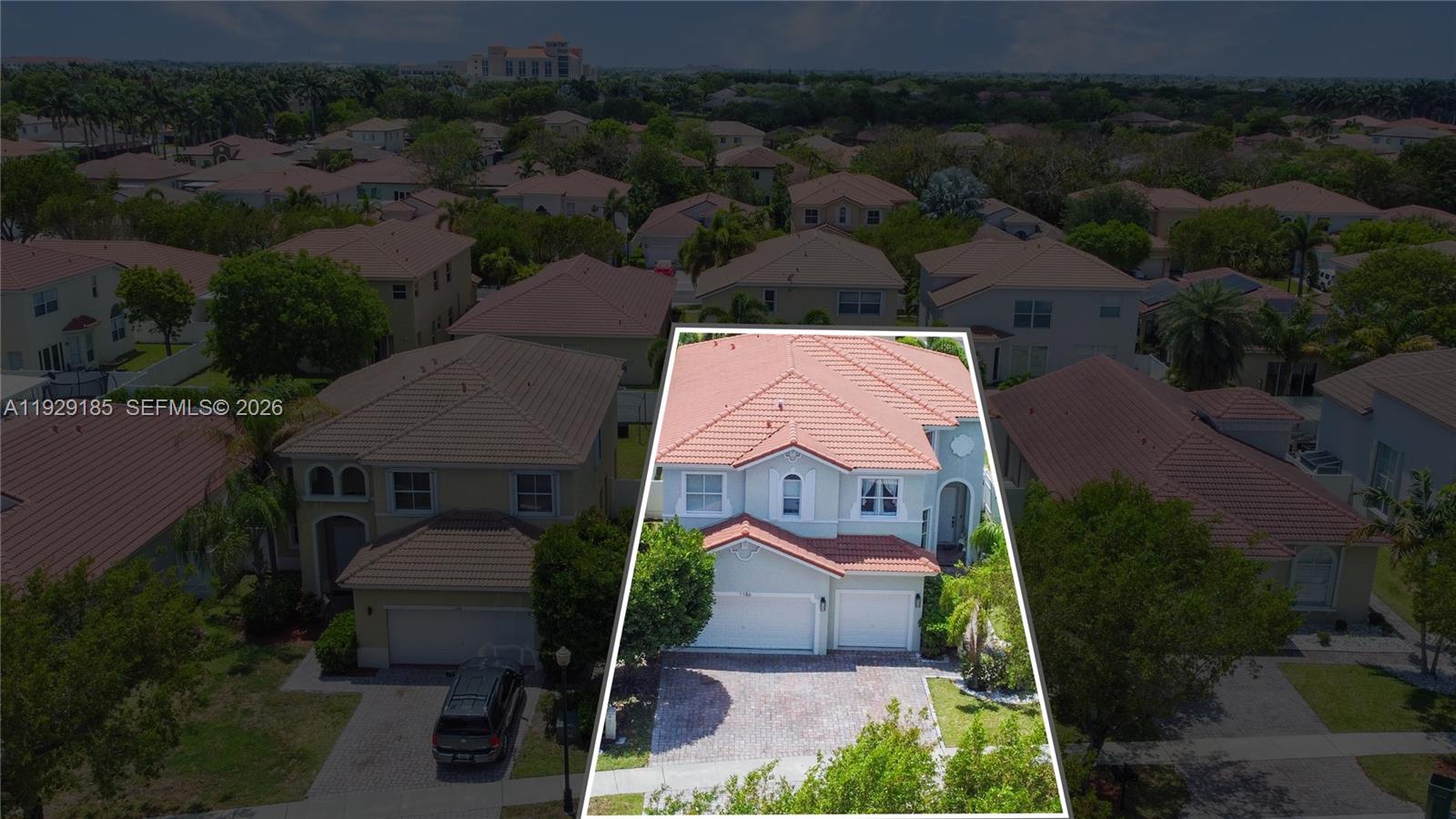 1156 Northeast 37th Place Homestead, FL 33033 - Photo 30 of 35 an aerial view of multiple houses with yard