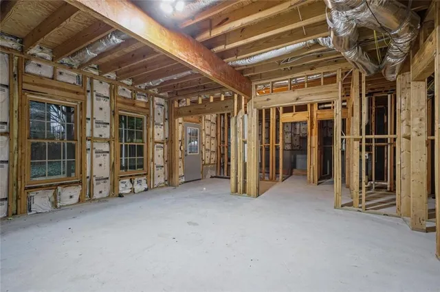 a balcony view with a seating space