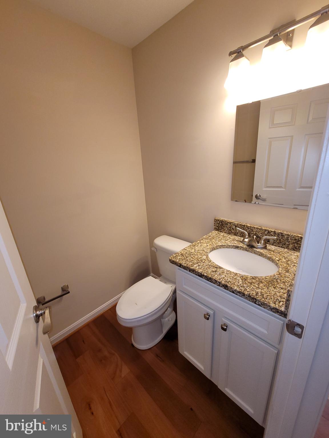141 Jefferson Road Waldorf, MD 20602 - Photo 16 of 37 a bathroom with a granite countertop sink and a mirror