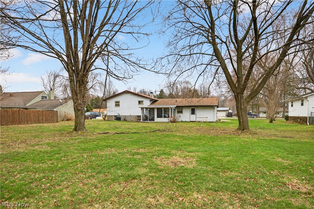 4404 Florida Street Perry, OH 44081 - Photo 24 of 24 Back of house with a sunroom